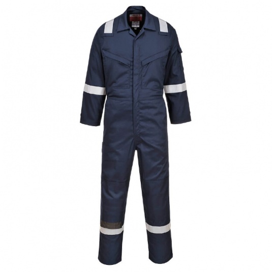 Portwest FR22 Navy Insect Repellent Flame Retardant Coveralls